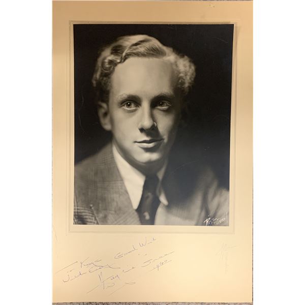 Hughie Green signed photo