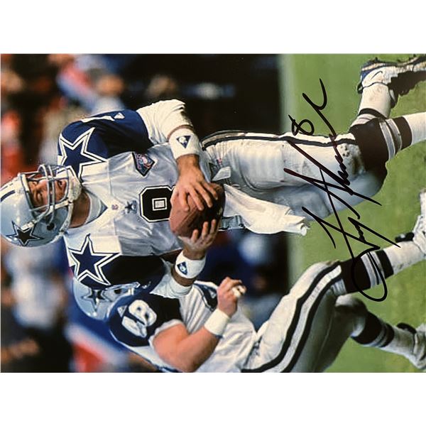 Dallas Cowboys Quarterback Troy Aikman signed photo. GFA Authenticated
