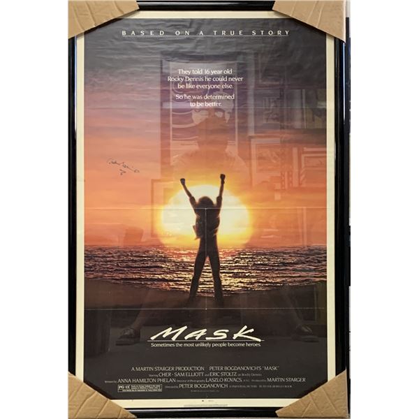 Peter Bogdanovich Mask signed original movie poster