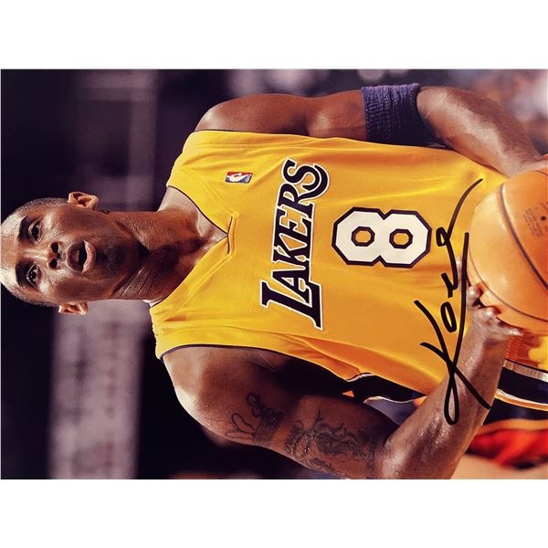 Kobe Bryant signed photo