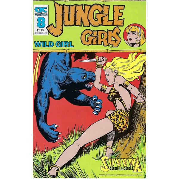 Jungle Girls (1988) #8 - Wild Girl comic