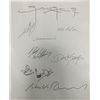 Image 1 : Various artists signed page