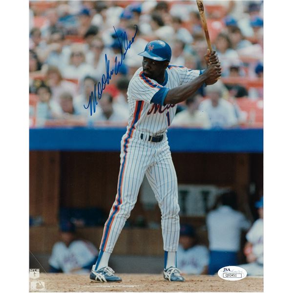 Mookie Wilson signed photo
