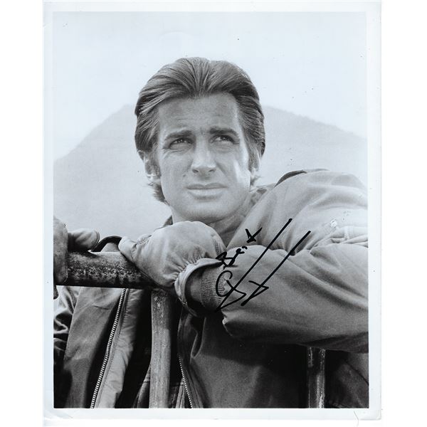 Evel Knievel George Hamilton signed movie photo