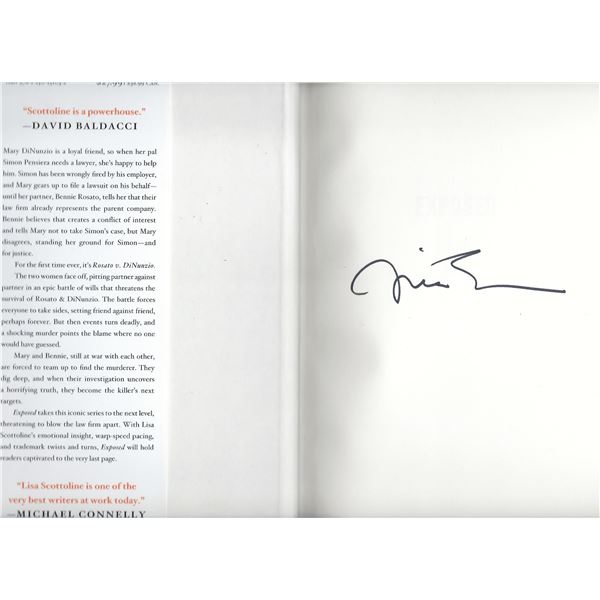 Exposed Lisa Scottoline signed book
