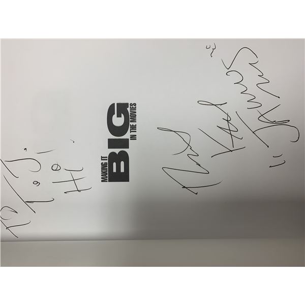 Making It Big In The Movies signed book