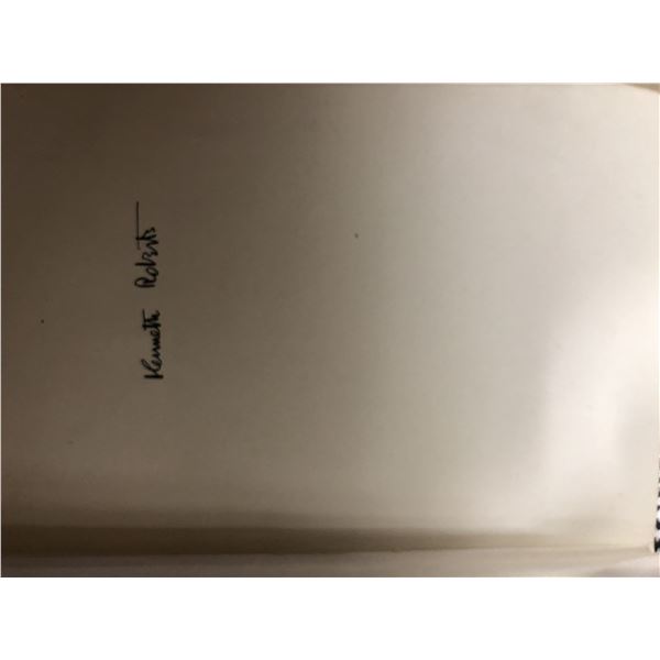 Kenneth Roberts signed book