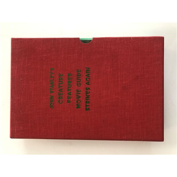 John Stanley's Creature Features Movie Guide Strikes Again signed book