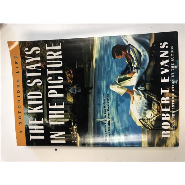 Robert Evans signed book