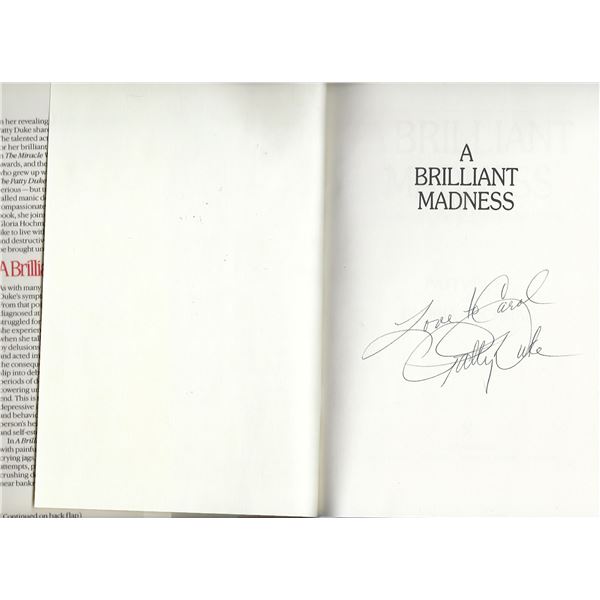 Patty Duke signed book