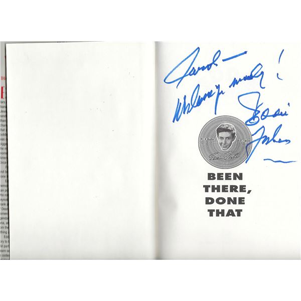 Eddie Fisher signed book