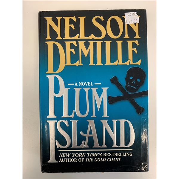 Plum Island Nelson DeMille signed book