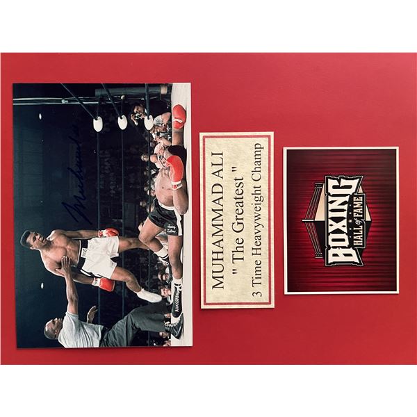 Muhammad Ali signed photo