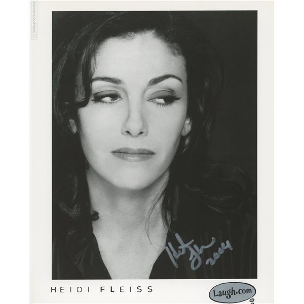 Heidi Fleiss "Hollywood Madam" signed photo