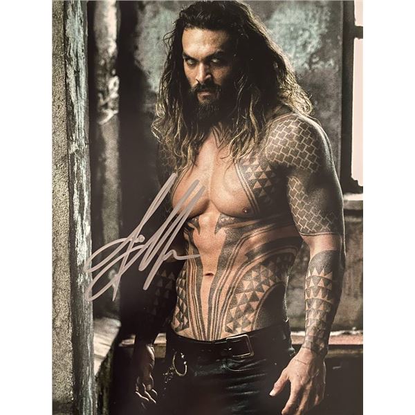 Aquaman Jason Momoa signed photo