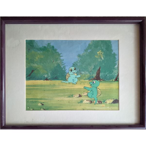 Dink, The Little Dinosaur Framed Animation Cel