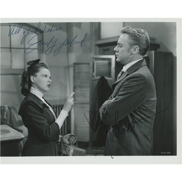 In the Good Old Summertime Judy Garland and Van Johnson signed movie photo