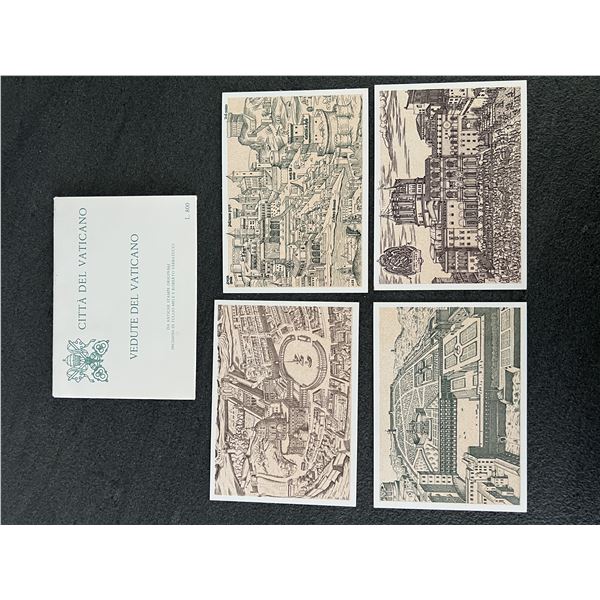 City of the Vatican set of 4 cards
