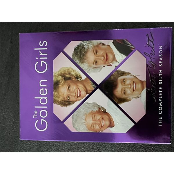 The Golden Girls Season 6 Betty White signed DVD box set