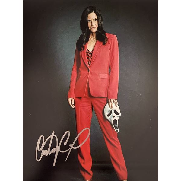 Scream Courteney Cox signed movie photo