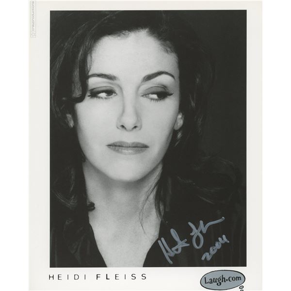 Heidi Fleiss "Hollywood Madam" signed photo