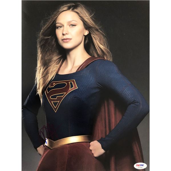 Supergirl Melissa Benoist signed photo PSA DNA