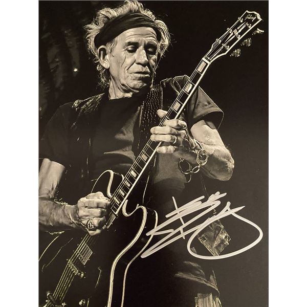 Rolling Stones Keith Richards signed photo. GFA Authenticated