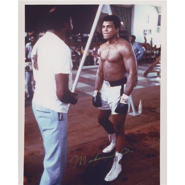 Muhammad Ali signed photo. GFA Authenticated