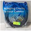 Image 1 : 2 PACK 15FT BLACK COAXIAL CABLE WITH WATERPROOF