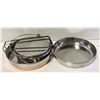 Image 1 : SET OF STAINLESS STEEL CAMPING DISHES, UNUSED