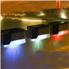 Image 3 : PACK OF 4PCS RGB COLORED SOLAR STEP LIGHTS