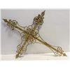 Image 1 : ORNAMENTAL CAST IRON CROSS 34"H X 25"W