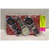 Image 1 : 3 SET OF STAINLESS-STEEL WATCHES NEW