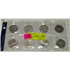 Image 1 : FLAT OF EIGHT 1970s CANADIAN DOLLORS