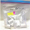 Image 1 : BAG OF 10 NEW 3/4 " PVC IRRIGATION COUPLERS