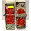 Image 1 : 2 PAIRS OF VINTAGE ROAD FLARES
