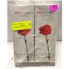 Image 1 : 2 BOTTLES RED FLOWER COLOGNE