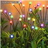 Image 1 : PACK OF TWO SOLAR FIREFLIES 10 COLORED LIGHTS