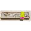 Image 1 : VINTAGE ELEPHANT BROOCH, NECKLACE, & RING IN BOX