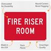 Image 1 : BRAND NEW FIRE RISER ROOM SIGN