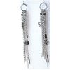 Image 1 : 16) SILVER TONE WITH CHAINS, CHARMS & CRYSTALS