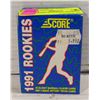 Image 1 : 1991 SCORE BASEBALL ROOKIES BOX