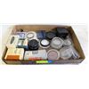Image 1 : FLAT OF CAMERA FILTERS, LENS + LIGHT METER