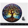 Image 1 : NEW 6" DIAMETER TREE OF LIFE THEME HANGING WINDOW