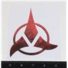 Image 1 : NEW STAR TREK KLINGON THEME AUTO/ WINDOW STICKER