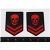 Image 1 : SKULL SERGENT SEW ON PATCH SET