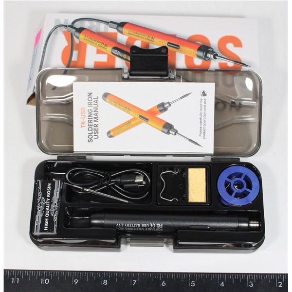 NEW SOLDERING IRON, USB OR BATTERY USE