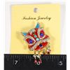 Image 1 : NEW "YEAR OF THE DRAGON" RHINESTONE BROOCH