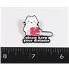 Image 1 : NEW FUNNY CAT LAPEL PIN. PLEASE KEEP YOUR
