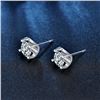 Image 3 : 1 CT GRA CERTIFIED BULLHEAD STYLE ROUND BRILLIANT